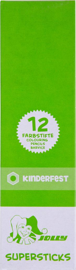 Jolly 3001-0130 Supersticks Aqua Buntstifte, Kinderfest, blauviolett (12er Pack)