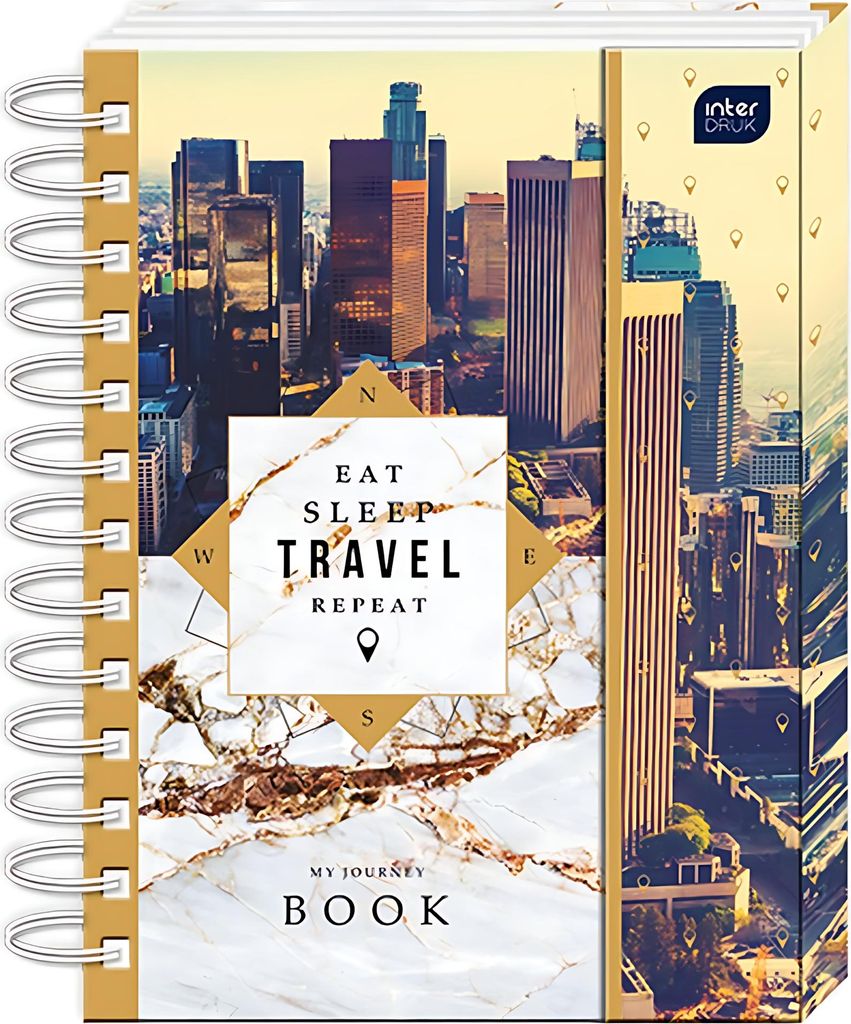 Interdruk Reiseplaner Spirale 159X210mm Stadt
