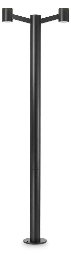 Éclairage Allée et Terrasse Ideal Lux Clio MPT2 Noir IP44 57,5 cm E27