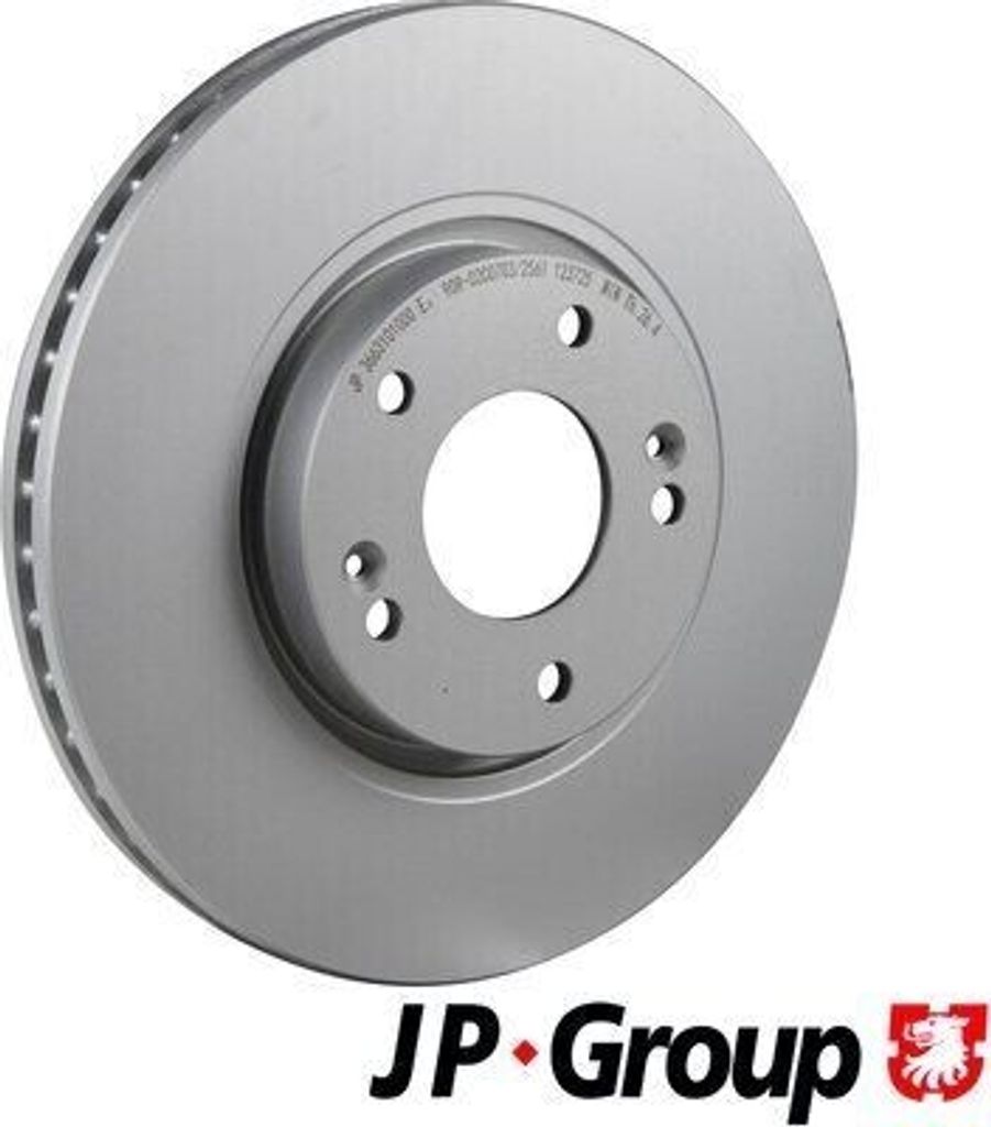 JP GROUP 3663101000 - OE 517123K160 Bremsscheibe, Vorderachse für iX35, Sportage (SL), i40 (VF), Optima (JF), Tucson (JM), Sonata V (NF), Optima (...