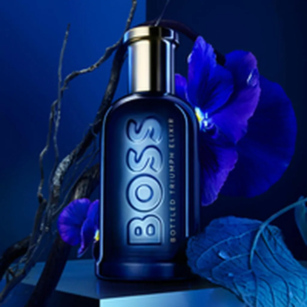 Boss Bottled Triumph Elixir Parfum 50 ml avec Notes Ambrées Vertes - 18