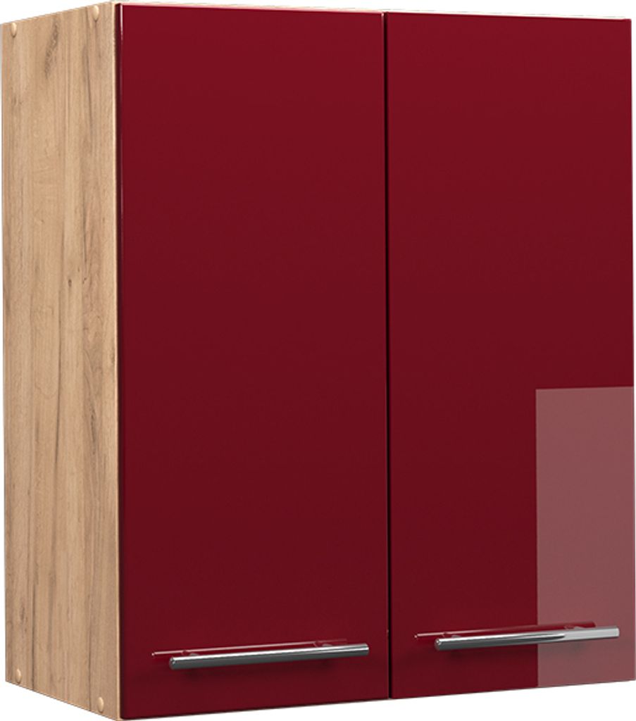 Pensile da cucina Vicco Fame-Line Bordeaux lucido 60 cm, Immagine del prodotto 