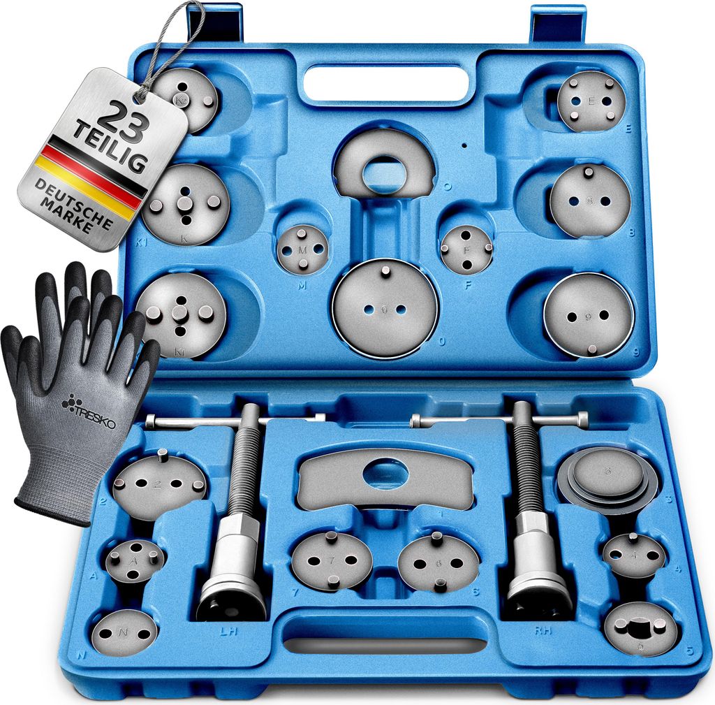 TRESKO 22pcs. Réducteur de piston de frein bleu Set Piston Image du produit 
