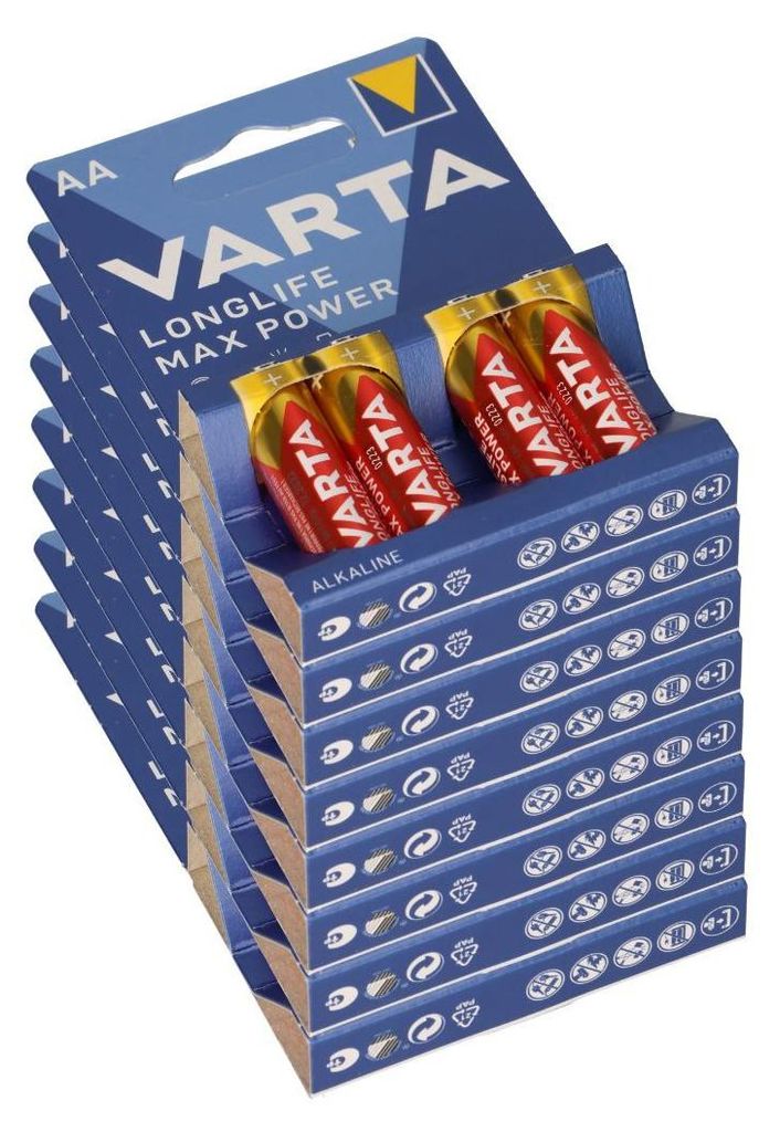 32x Varta 4706 Max Power Mignon AA Batteries (8x 4er Image du produit 