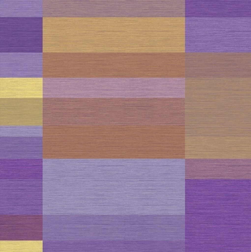 PVC Tischdecke Pixel lila Wachstuch Karo - Eckig - Länge & Breite wählbar - abwaschbare Tischdecke - kariert schwarz gelb violett modern, Größe...