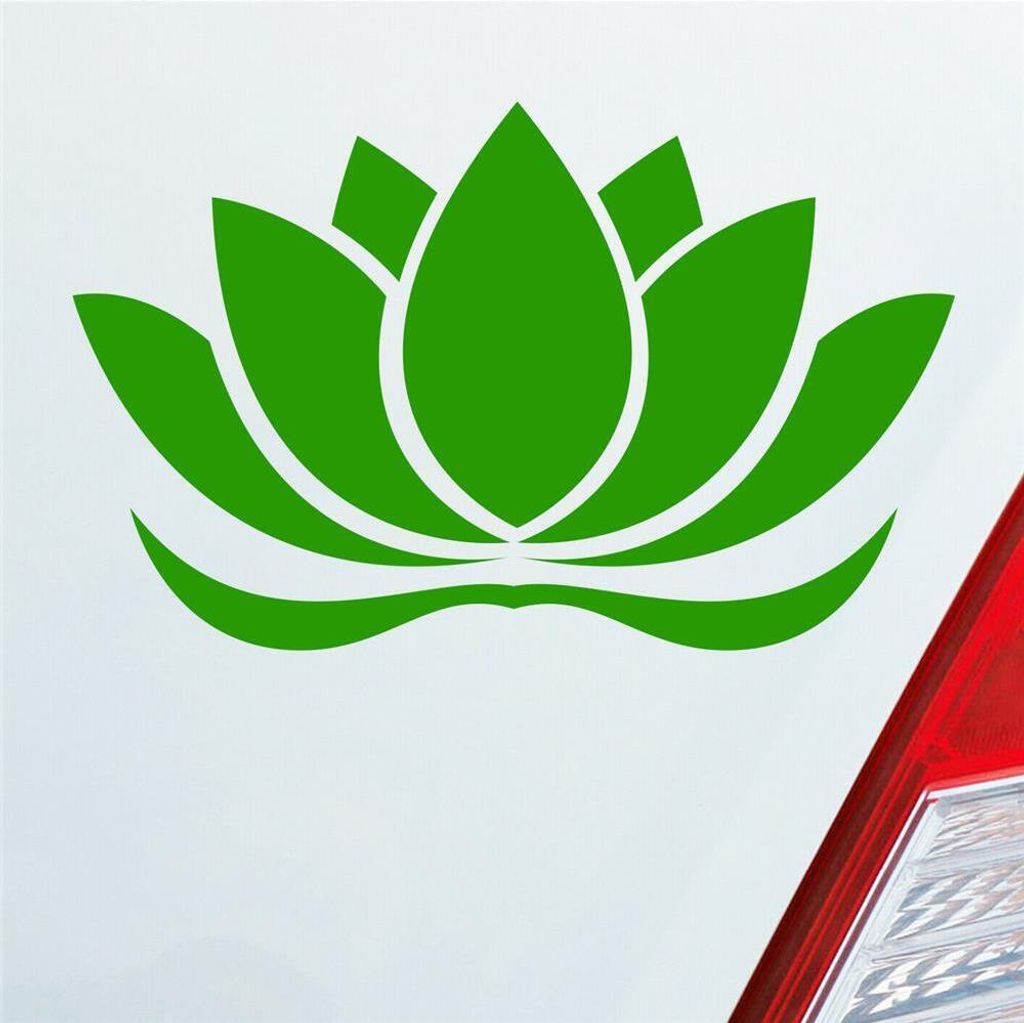 Auto Aufkleber Lotusblüte Lotus Blüte Blume Pflanze Seerose Produktbild 