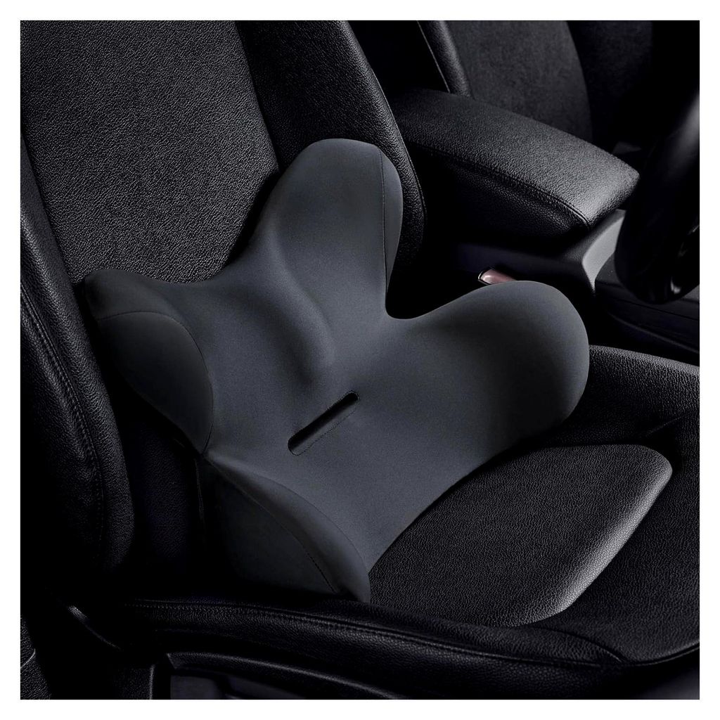 Ergonomisches Lendenkissen für das Auto, Memory-Schaum Lordosenstütze, füllt die Lücke zwischen Sitz und Rückenlehne, geeignet für Autositz, ...