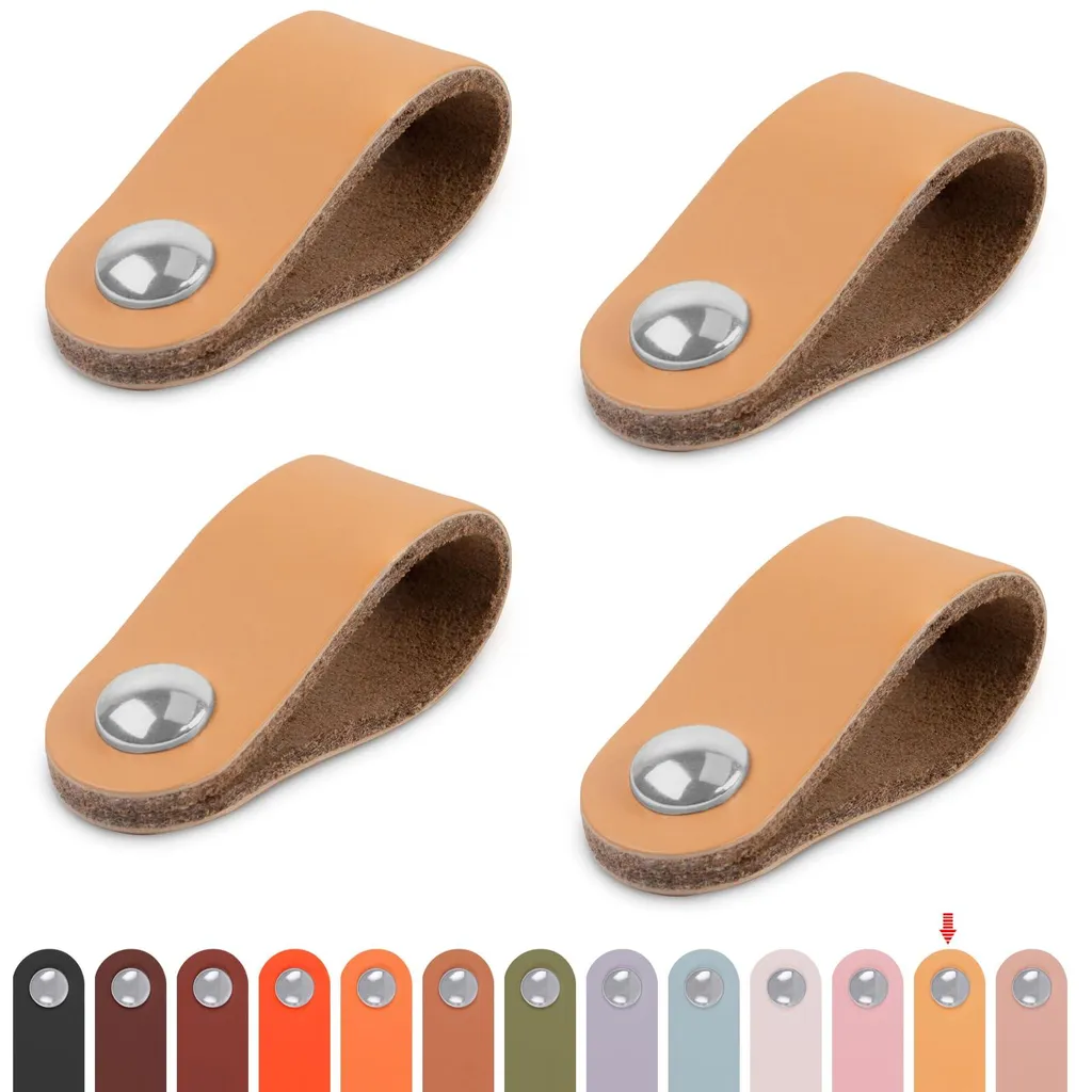 Lot de 4 poignées souples pour rénover vos armoires et tiroirs avec style