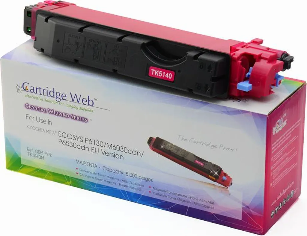 Cartouche Magenta TK5140 Kyocera pour Impression de Rapports et Plans