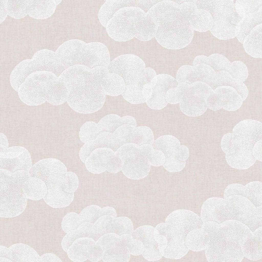 Profhome 771433-GU Kinder Tapete Wolken matt beige creme-weiß 5,33 m2