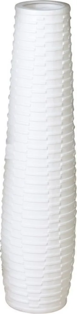 Vase Décoratif de Grande Taille Catania Blanc pour Salon et Réception