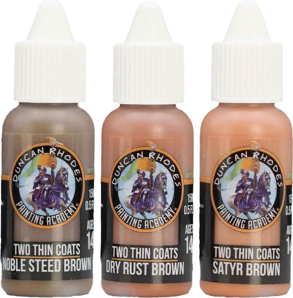 Two Thin Coats Acryl Miniaturenfarben (Wave 2) Triads Orange/Brown - 3 x 15 ml