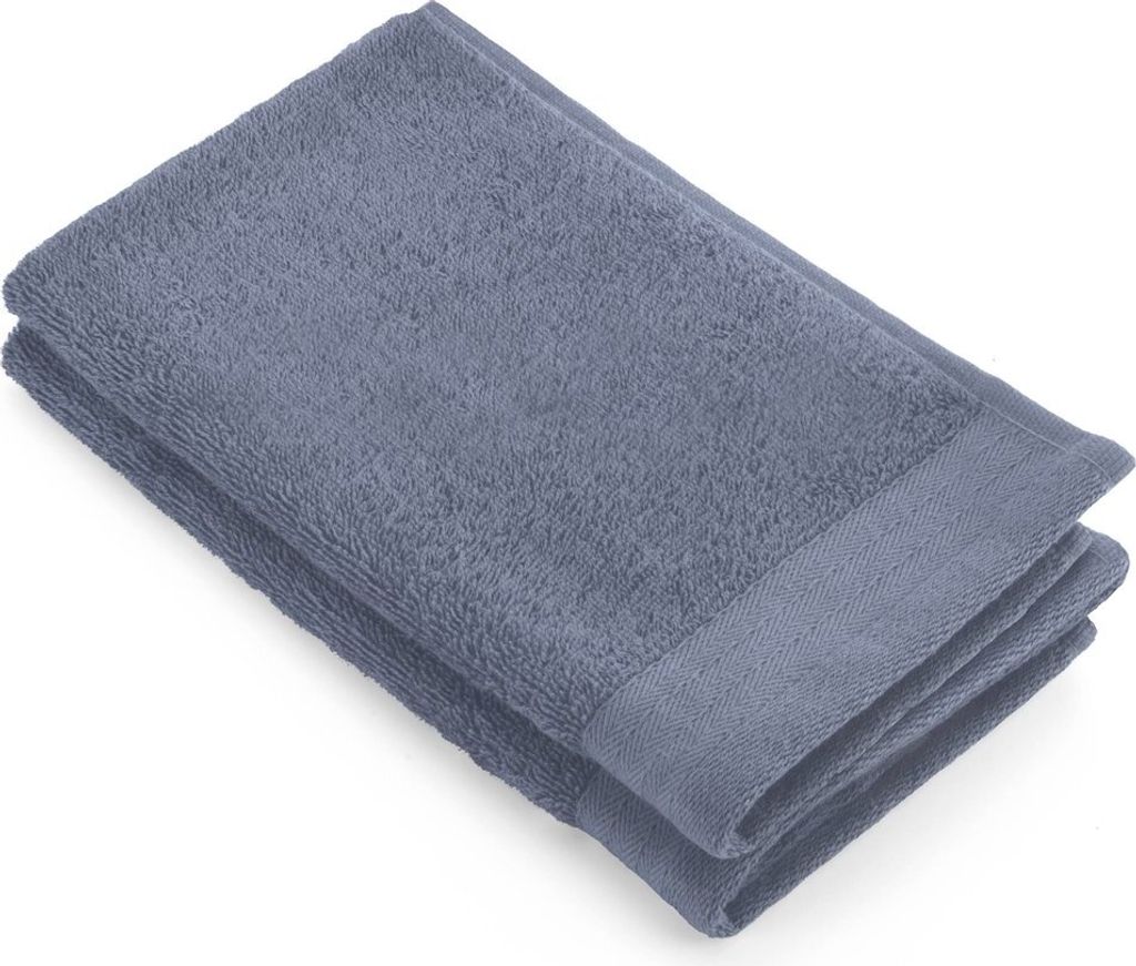 Soft Baumwolle gästetuch 30x50cm indigoblau (2 stück)