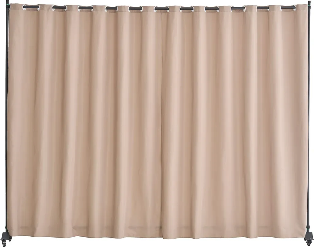 Séparateur de bureau et chambre marron pour créer un espace privé modulable