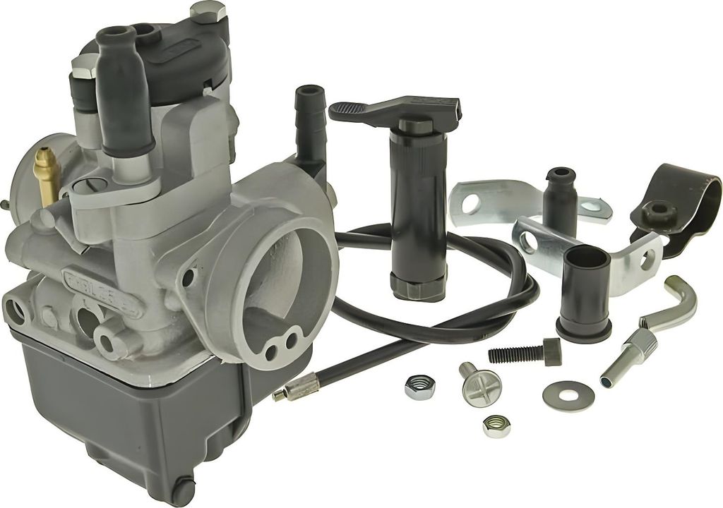 Malossi Tuning Vergaser / Vergaserkit Dellorto PHBL 25 mm BD kompatibel mit Piaggio Gilera 125 - 180 ccm 2Takt / Runner / Hexagon
