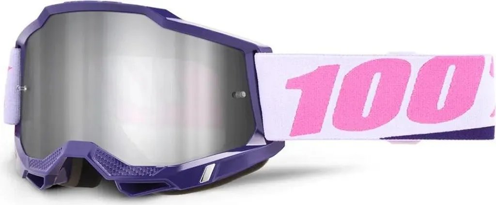 Masque 100% Accuri 2 Lila Clear pour moto cross et enduro performance