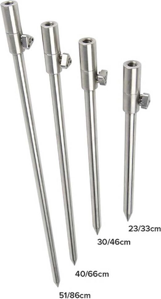 Carp Spirit 34csacs3700 Bankstick Silber 23-33 cm Silber 23-33 cm