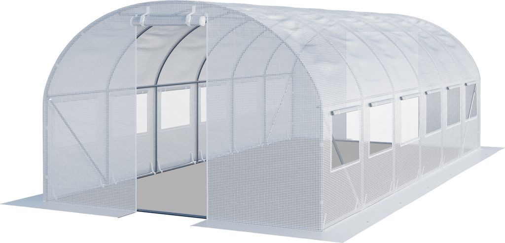 Fóliovník TOOLPORT 3x6 m, stabilní a odolný, s okny–fólie z Obrázek produktu 