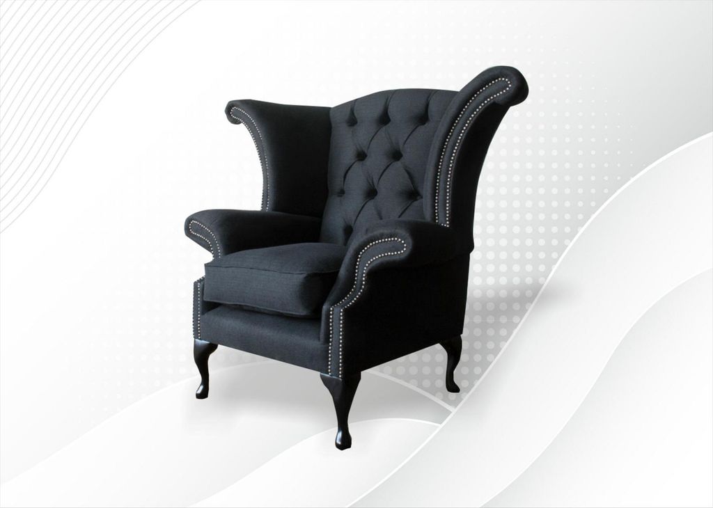 Designer Sessel 1 Sitzer Braun Leder Textil Luxus Club Lougne Sofa Einsitzer Neu