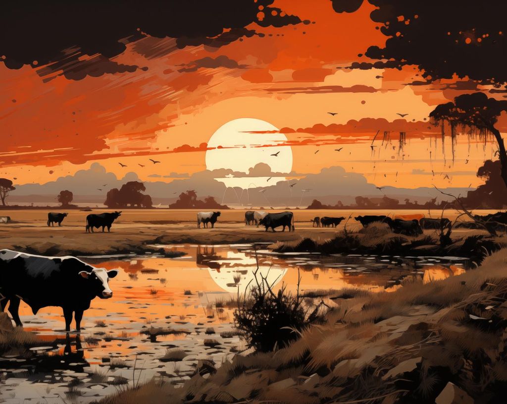 Plakat 76x60,5cm Abendpastoral