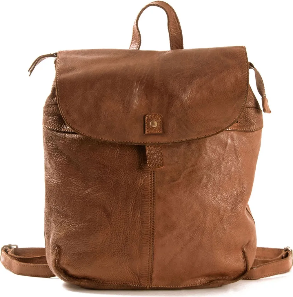 Sac à Dos Ville en Cuir Brun pour Homme et Femme - Style Submarine City