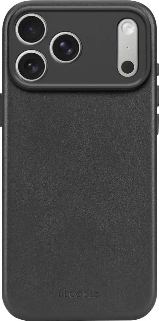 Decoded iPhone 17 Pro Max: Cover in Pelle Nera MagSafe | Chic