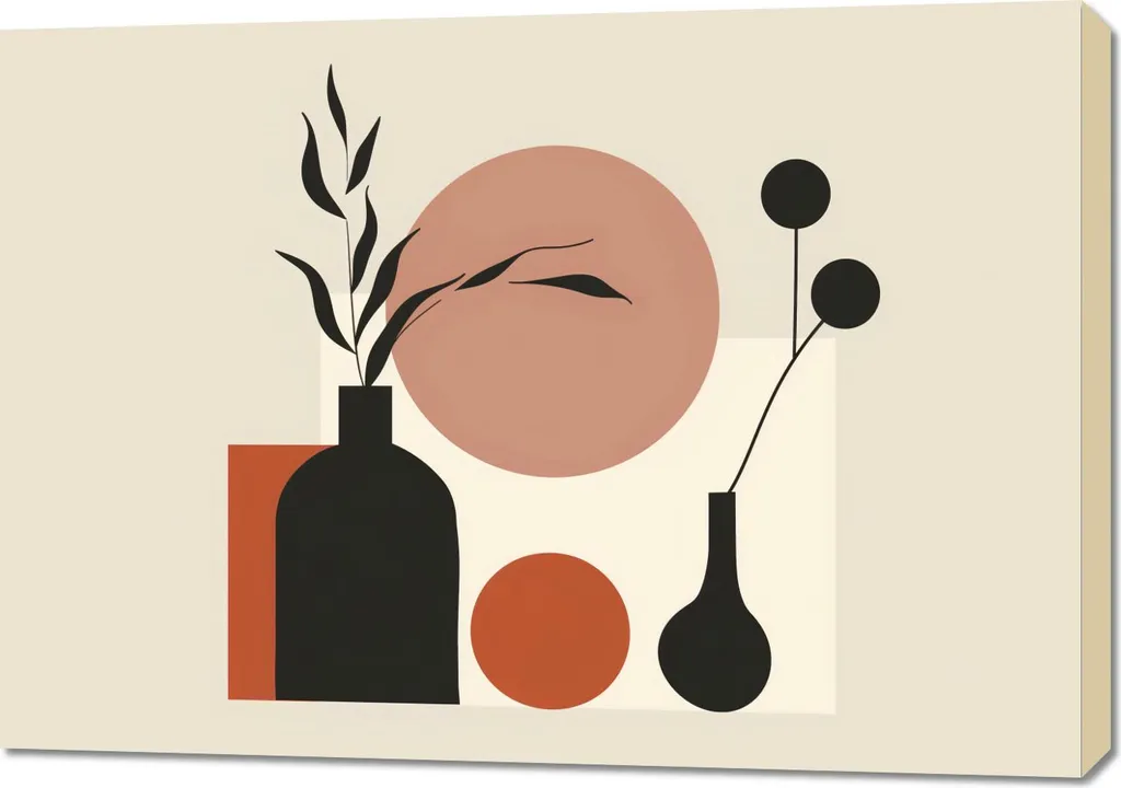 Cadre végétal stabilisé 100x70 cm pour décoration intérieure moderne