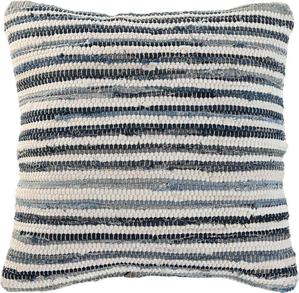 Kissen Home ESPRIT Blau Weiß Mittelmeer 45 x 15 x 45 cm