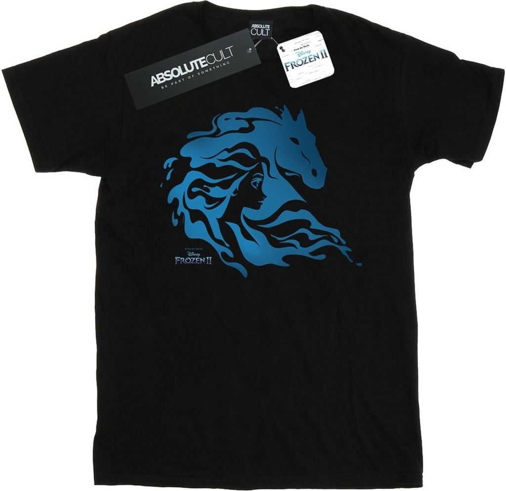 Disney - "Frozen 2" T-Shirt für Damen BI24591 (4XL) (Schwarz)