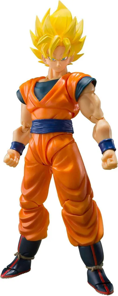 Figurine Son Goku DBZ authentique S.H. Figuarts sans défaut de pose
