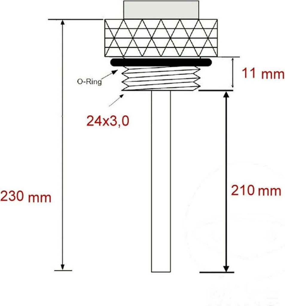 JMP Öltemperaturanzeige BH12-0338BF 24x3mm für BMW F 800