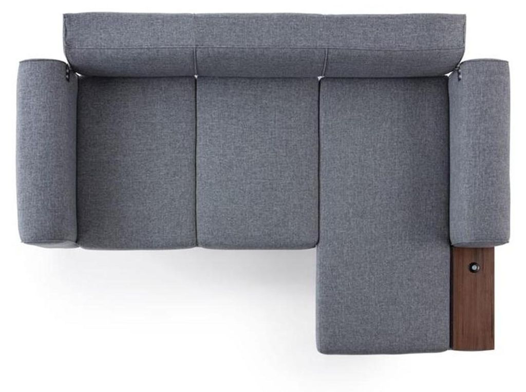 Graues Wohnzimmer L-Form Sofa Polster Ecksofa Designer Wohnzimmer Couch