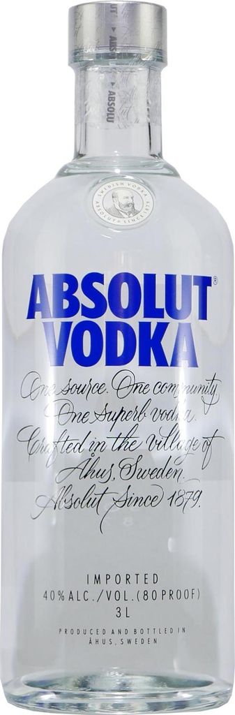 Absolut Vodka | 40 % vol | 3 l Produktbild 