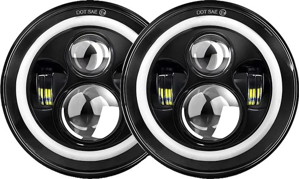 Phares LED bi-fonction 6000K 2STK technologie avancée faisceau route large