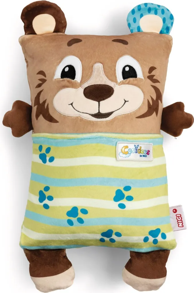 Ours Doudou Nici réversible : évitez les pleurs avec cette peluche 2-en-1