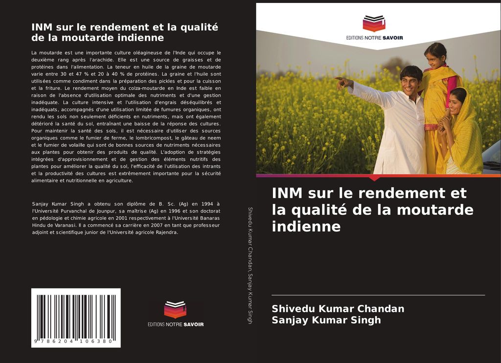 INM sur le rendement et la qualité de la moutarde indienne
