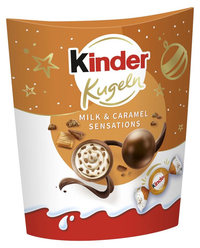 Ferrero Kinder Kugeln, edycja świąteczna, smaki mleka i Zdjęcie produktu 