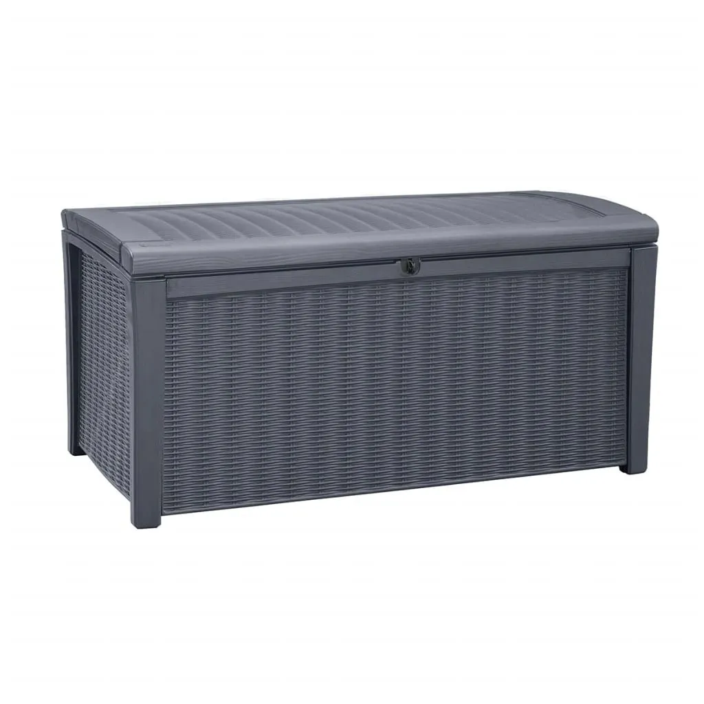 KETER Borneo Boîte de rangement 416 L Anthracite 17198682 - Coffre Jardin