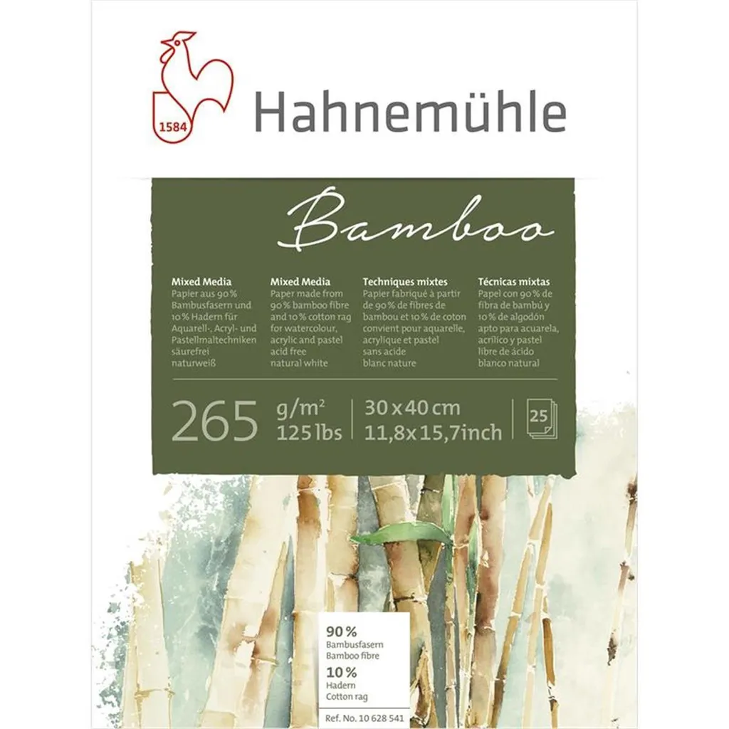 Hahnemühle Bamboo Mixed Media - 265 g/m² - 30 x 40 cm - 25 Blatt