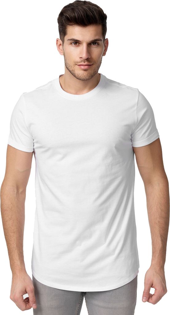 Tazzio Herren T-Shirt Rundhals E105 (Weiß, XS) Produktbild 