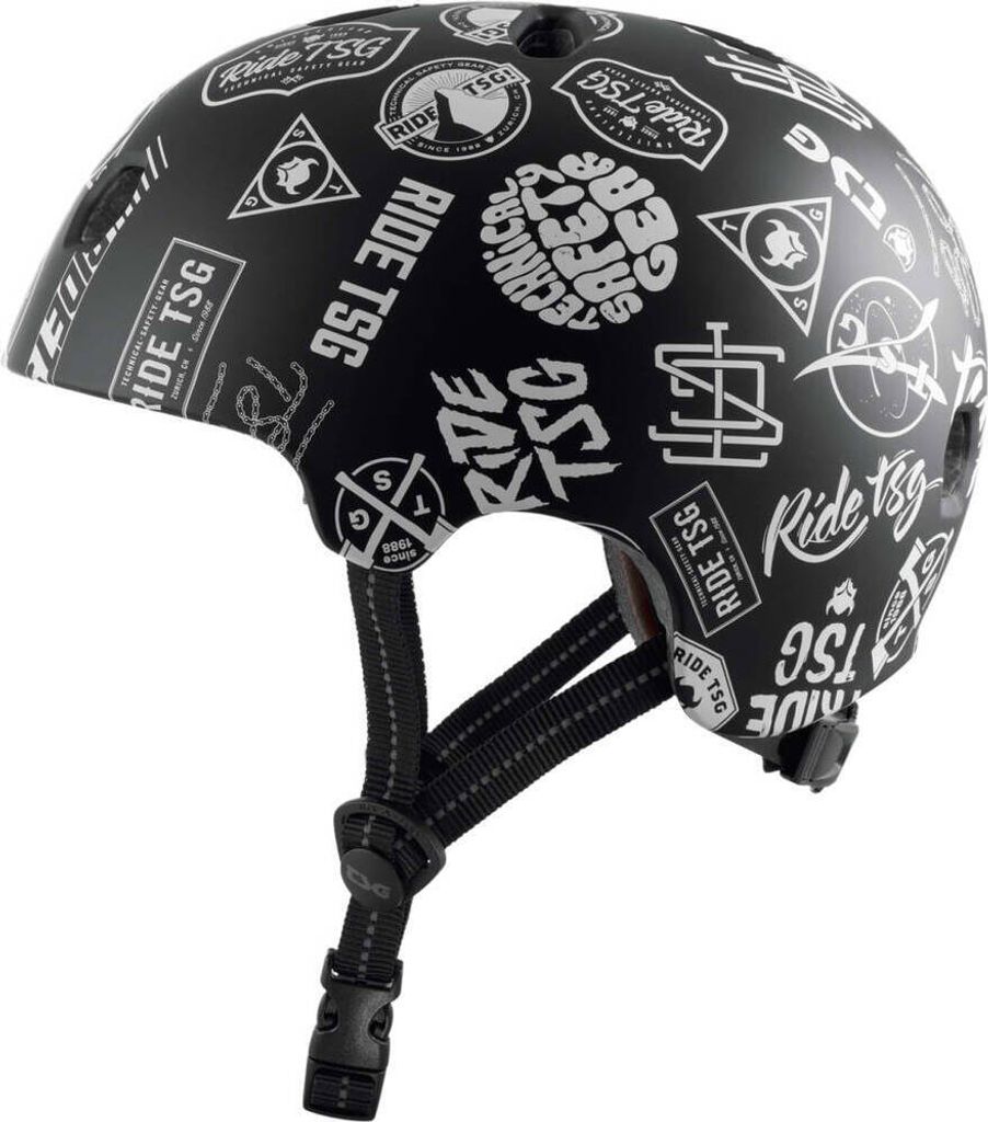 TSG Meta Helm Graphic Design Sticky schwarz L/XL (58-60cm)