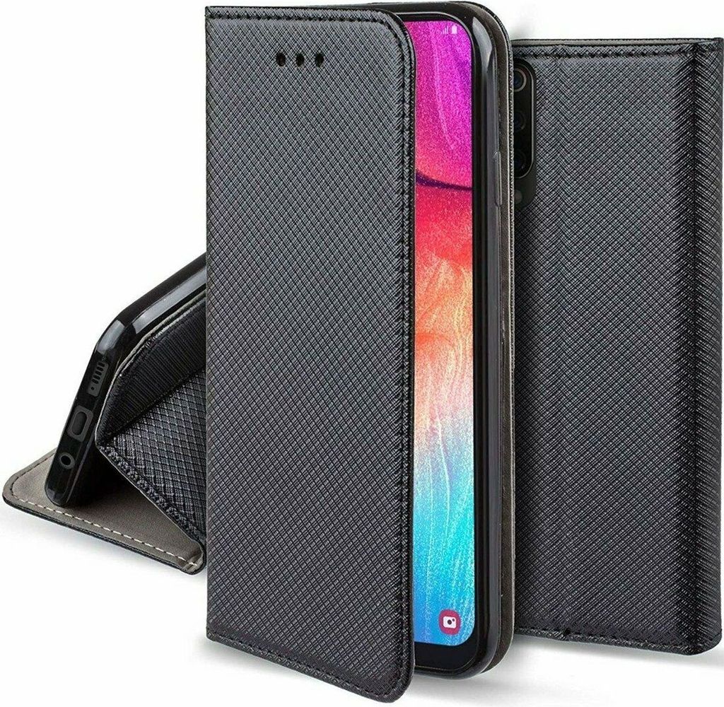 Handyhülle Schutztasche 360 Grad Cover Case Wallet Etuis Samsung Apple Huawei, Für Handy:Xiaomi 12 Pro, Farbe:Schwarz