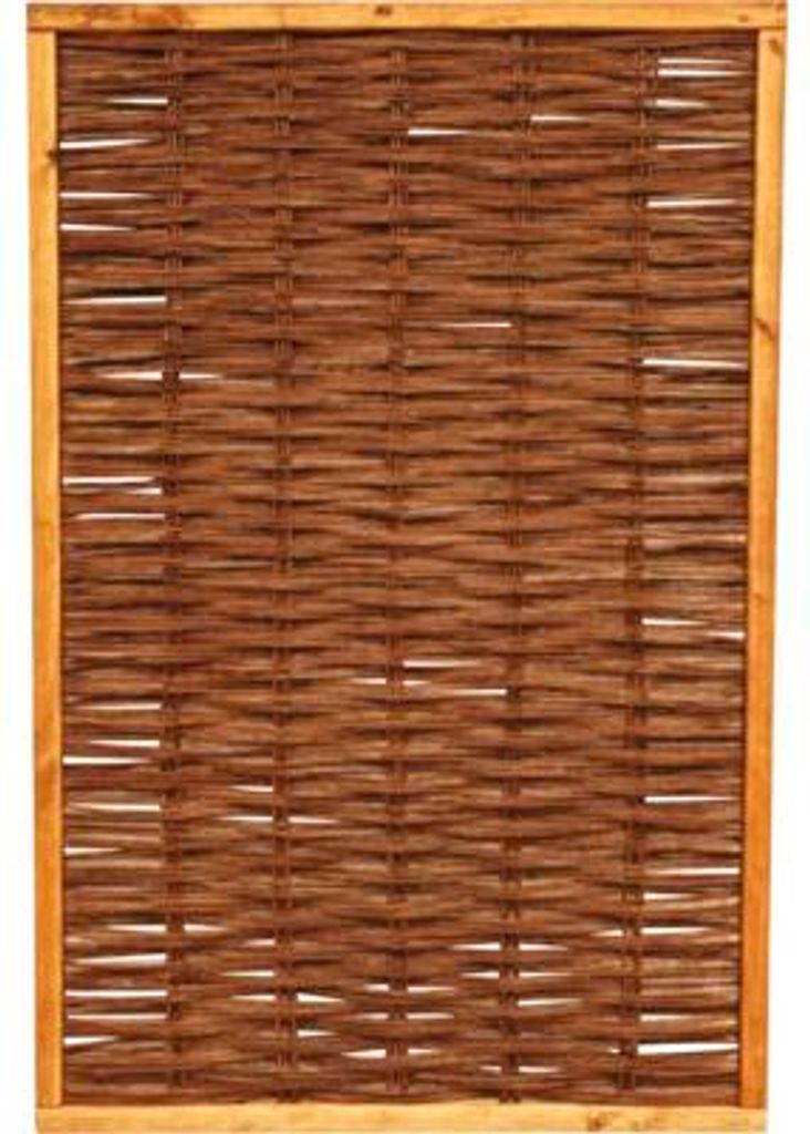Zaun Teilelement Weidengeflechtzaun Fako 120 x 180 cm braun Produktbild 