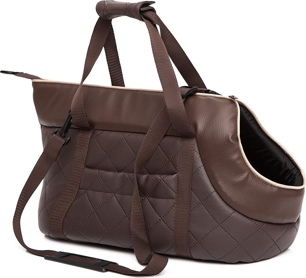 Transporttasche für Hunde -25x50x27 cm- weich gepolstert, waschbar, mit Tragegriff