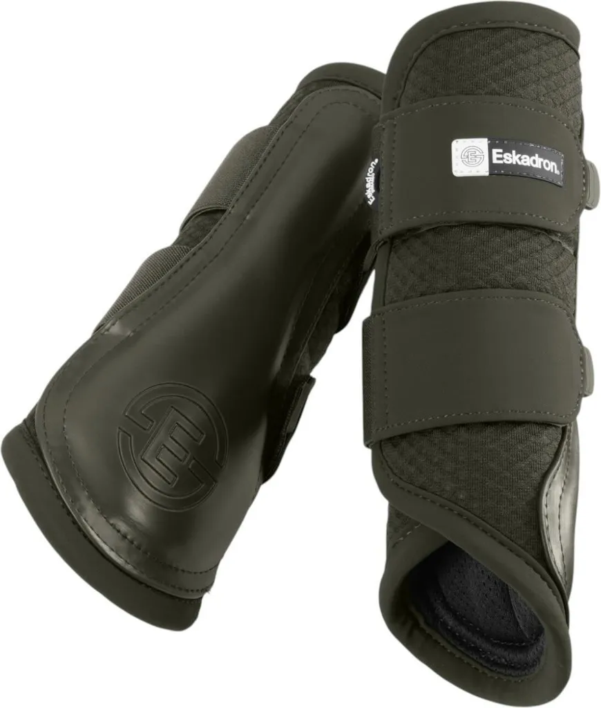 Guêtres de Protection Cheval Mesh Respirantes Eskadron Dynamic Olive S