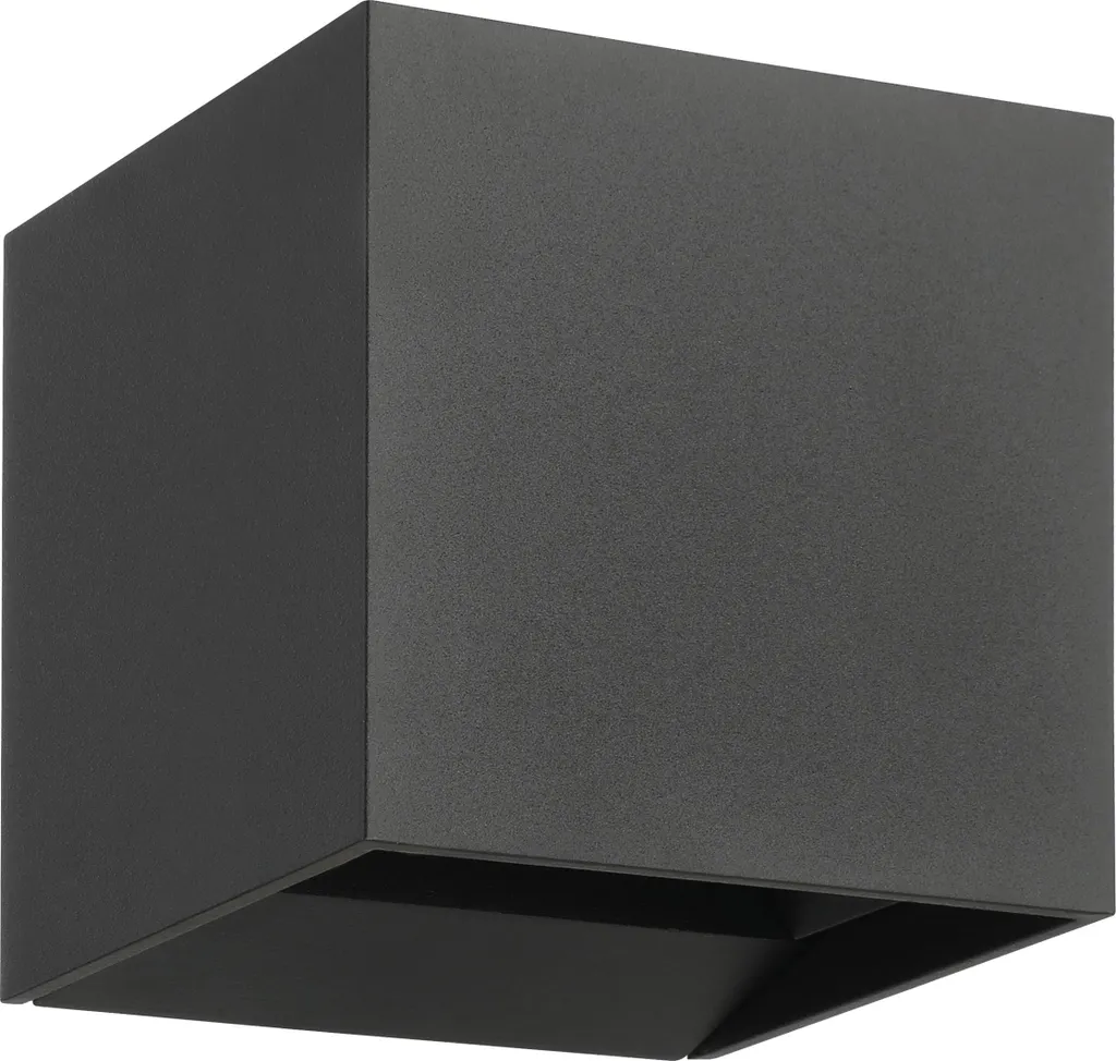 Luminaire Cubique IP54 Anthracite CALPINO 3 Éclairage Double Faisceau
