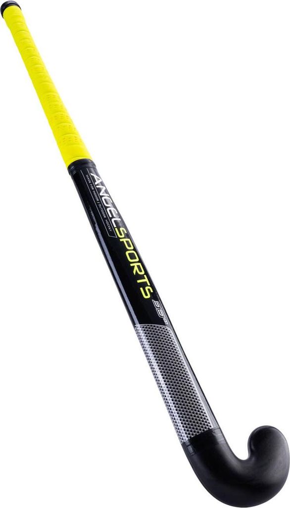 Hockeyschläger Kunststoff gelb 33 Zoll für Kinder und Anfänger