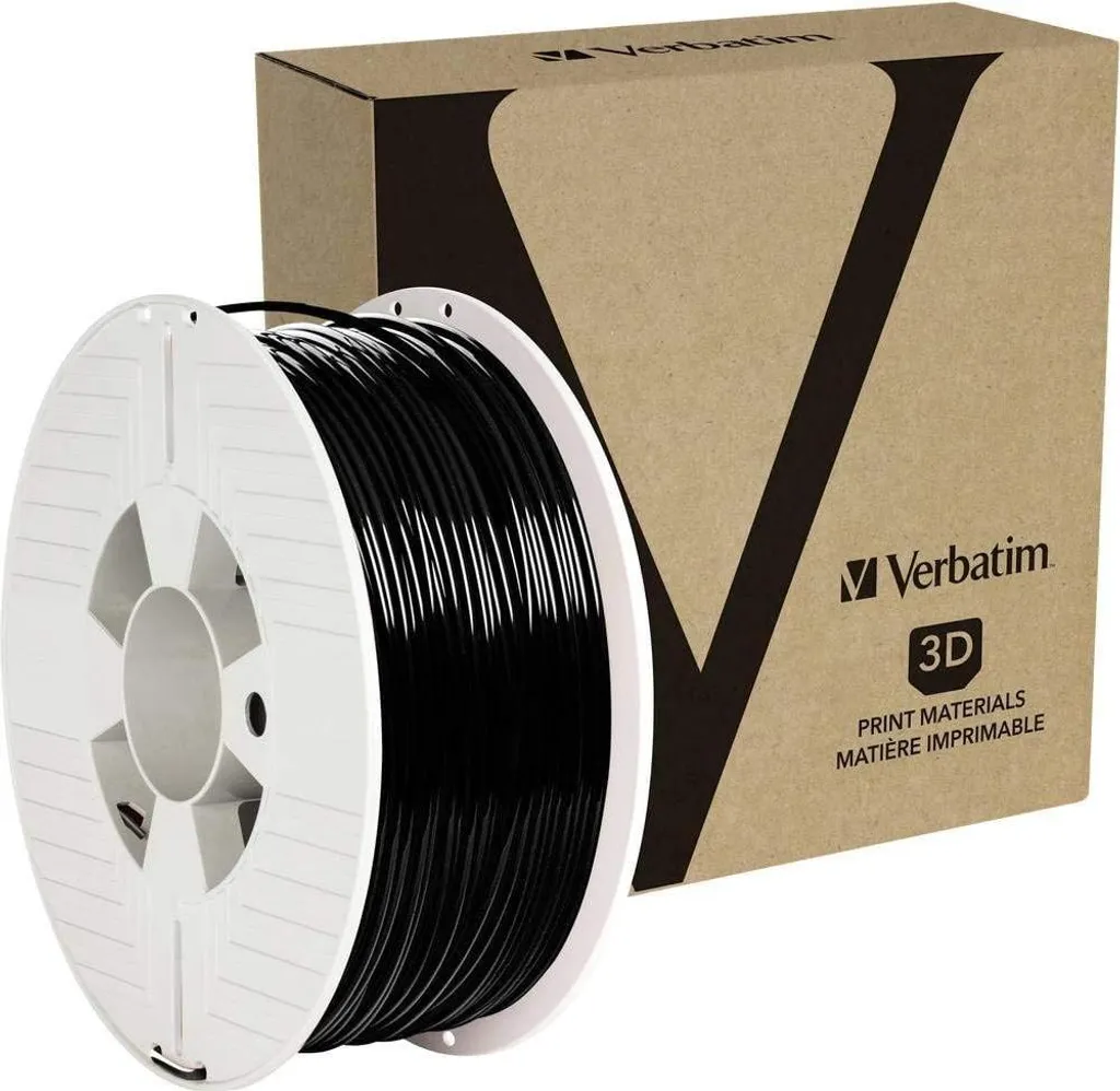 Verbatim 55060 PET-G Nero 1kg | Crea Oggetti Indistruttibili in Stampa 3D