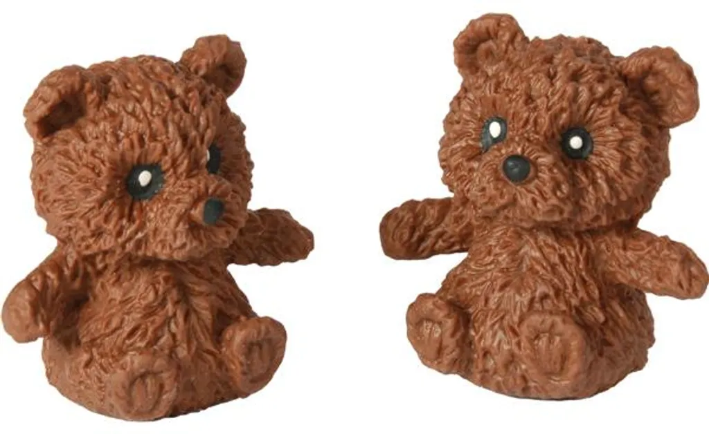 EDUPLAY 130312 Oursons froissés - Set de 12 ours en peluche texturés