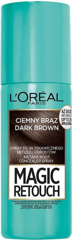 L'Oreal Magic Retouch Spray dunkelbraun 75 ml Produktbild 